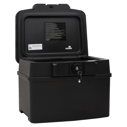Vidaxl kluis 44x37x34 cm zwart