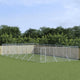 VidaXL Hondenkennel voor buiten 6x14x2 m gegalvaniseerd staal zilver