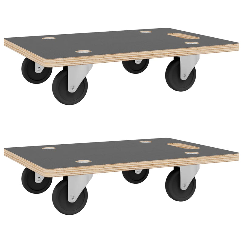 Load image into Gallery viewer, Vidaxl meubelhondjes 2 st rechthoekig 250 kg 60x40x11,5 cm
