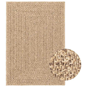 Vidaxl vloerkleed zizur binnen en buiten 160x230 cm jute look