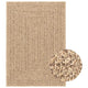 Vidaxl vloerkleed zizur binnen en buiten 160x230 cm jute look