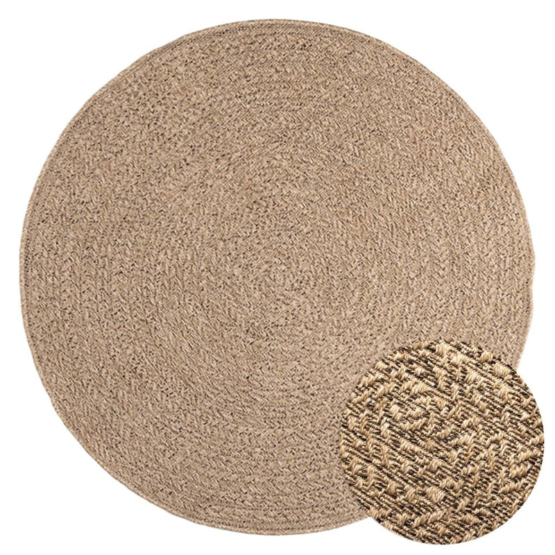 Load image into Gallery viewer, Vidaxl vloerkleed zizur binnen en buiten 120 cm jute look

