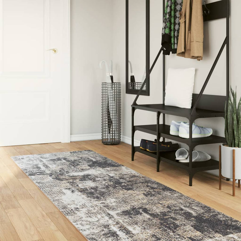 Load image into Gallery viewer, Vidaxl vloerkleed wasbaar anti-slip 80x300 cm meerkleurig
