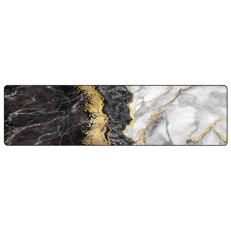Afbeelding laden in galerijviewer, Vidaxl vloerkleed wasbaar anti-slip 80x300 cm meerkleurig
