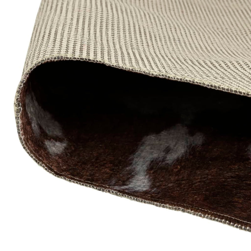 Load image into Gallery viewer, VidaXL Vloerkleed koeienpatroon wasbaar anti-slip 120x170 cm zwart wit
