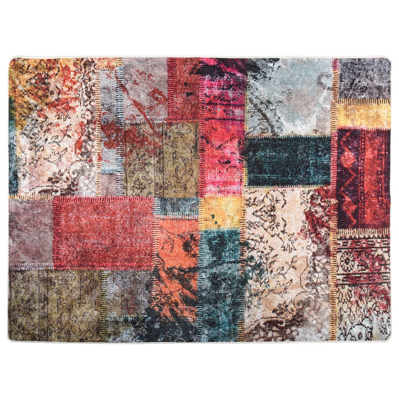 Load image into Gallery viewer, Vidaxl vloerkleed wasbaar anti-slip 400x300 cm meerkleurig
