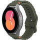 Justincase activeflex strap voor samsung galaxy watch 20mm khaki