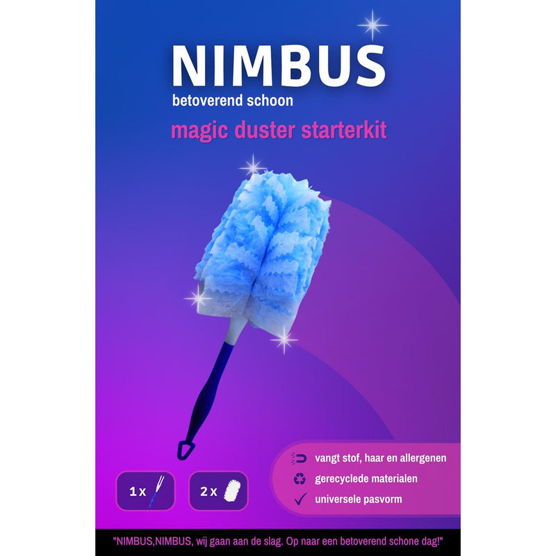 Cargue la imagen en el visor de la galería, Nimbus magic duster starterkit handvat + 2 navullingen
