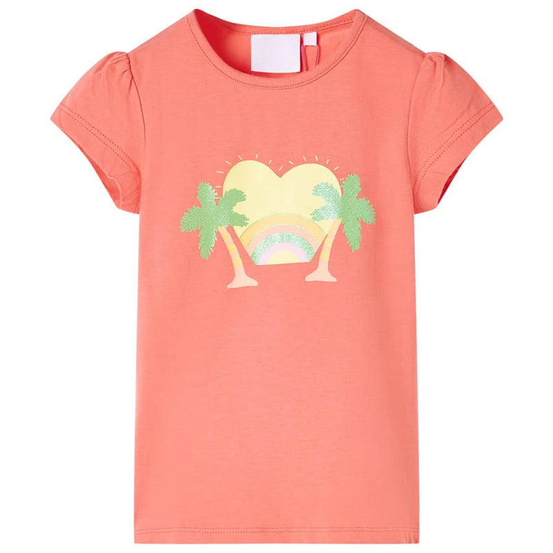 Load image into Gallery viewer, Vidaxl kindershirt 128 koraalkleurig
