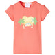 Vidaxl kindershirt 128 koraalkleurig