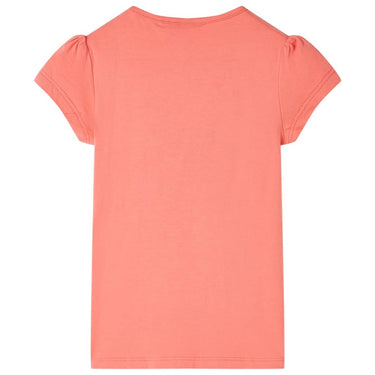 Vidaxl kindershirt 128 koraalkleurig