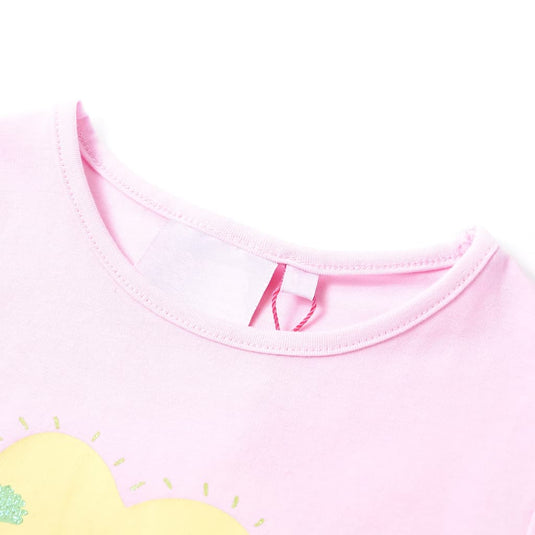 VidaXL Kindershirt 140 lichtroze