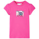 VidaXL Kindershirt 140 donkerroze