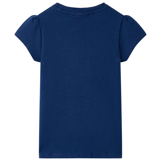 Vidaxl kindershirt 116 marineblauw