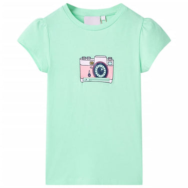 Vidaxl kindershirt 116 felgroen