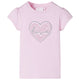 Vidaxl kindershirt 128 lichtroze