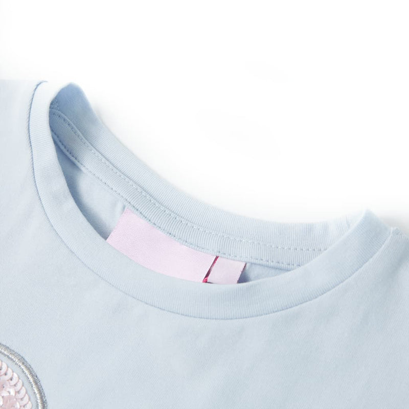 Afbeelding laden in galerijviewer, Vidaxl kindershirt 116 lichtblauw
