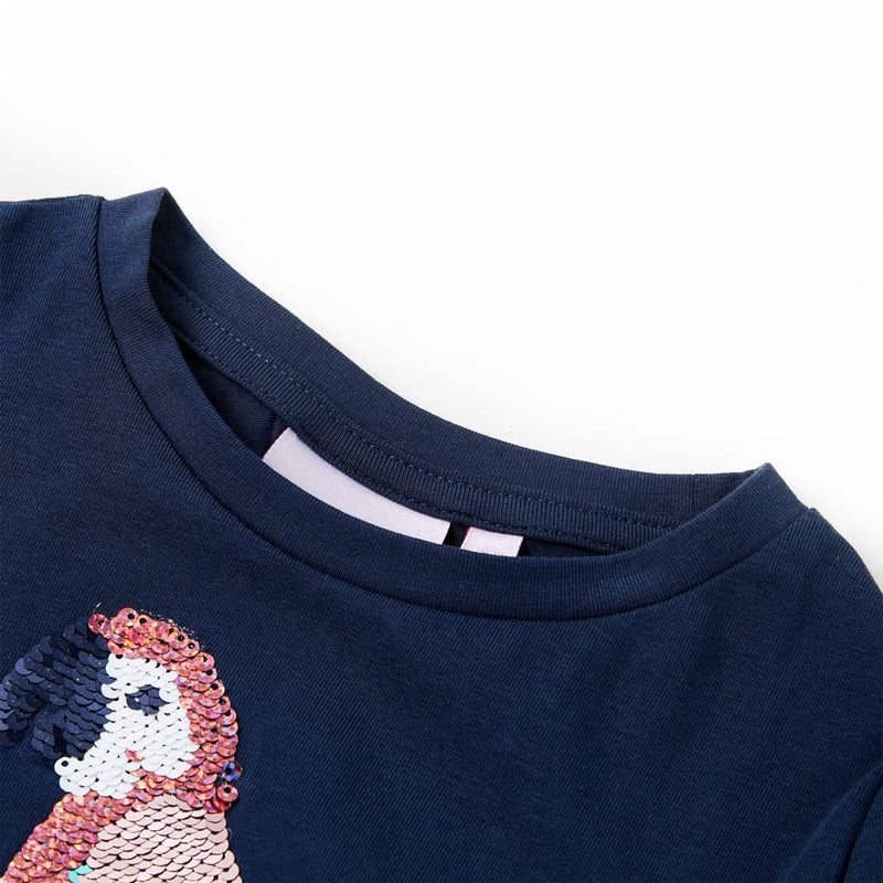 Chargez l'image dans la visionneuse de la galerie, VidaXL Kindershirt 92 marineblauw

