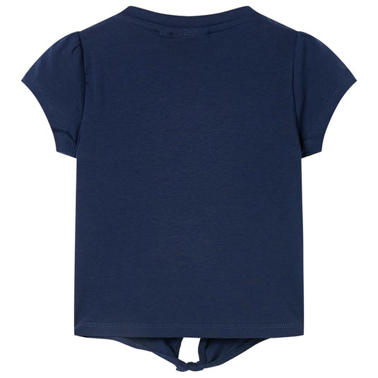 Vidaxl kindershirt 128 marineblauw