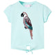 VidaXL Kindershirt 92 lichtzeeblauw