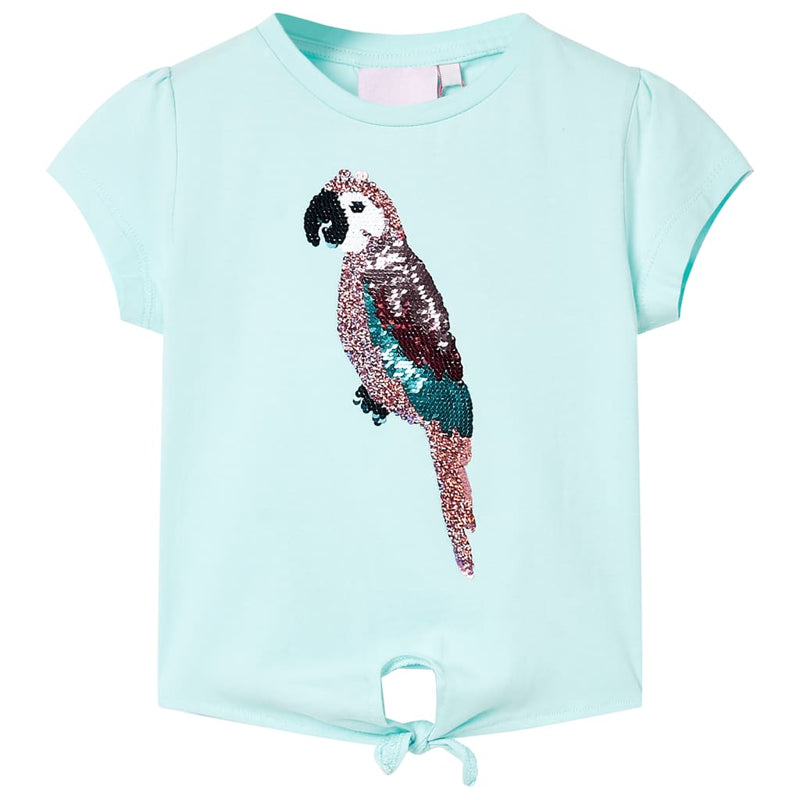 Chargez l'image dans la visionneuse de la galerie, Vidaxl kindershirt 128 lichtzeeblauw
