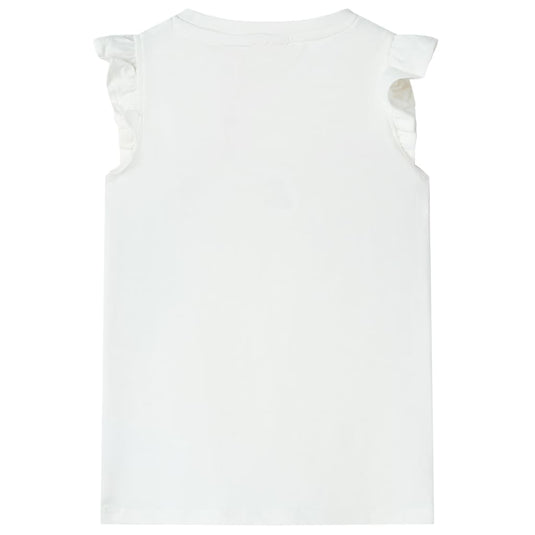 Vidaxl kindershirt 128 ecru