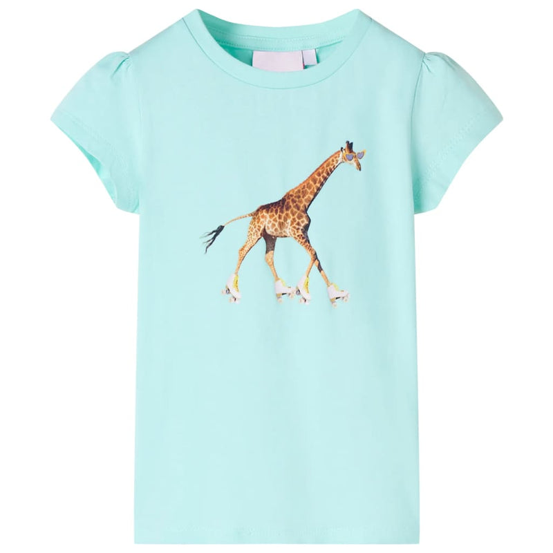 Afbeelding laden in galerijviewer, Vidaxl kindershirt 92 lichtzeeblauw
