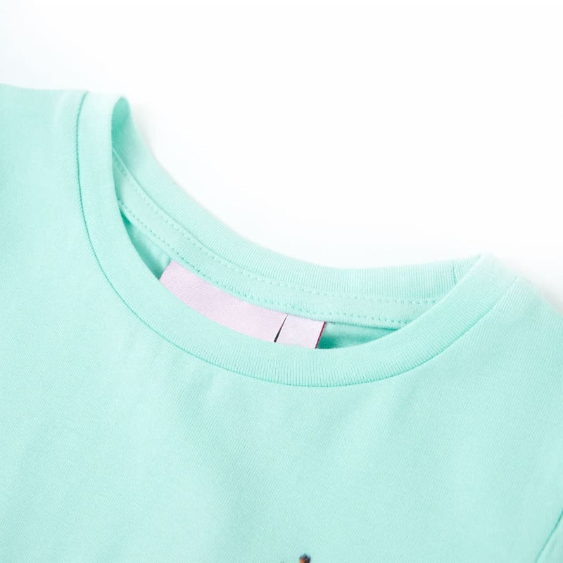 Chargez l'image dans la visionneuse de la galerie, VidaXL Kindershirt 104 lichtzeeblauw
