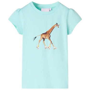Vidaxl kindershirt 128 lichtzeeblauw