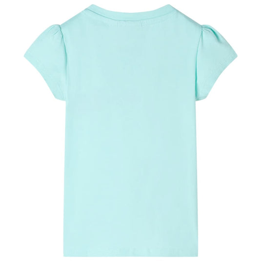 Vidaxl kindershirt 128 lichtzeeblauw