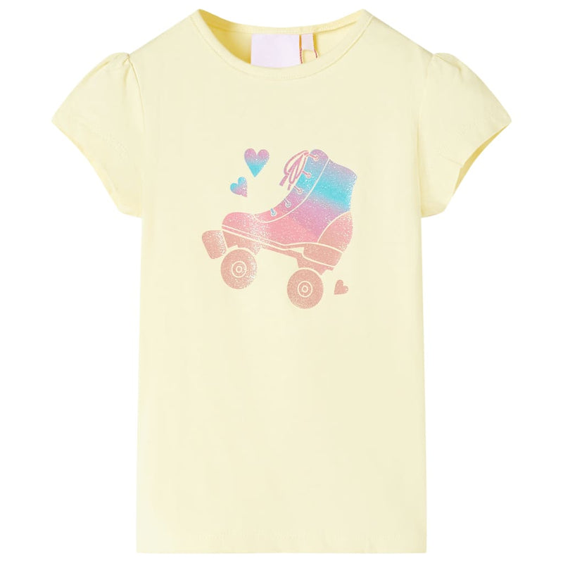 Load image into Gallery viewer, Vidaxl kindershirt 92 zachtgeel
