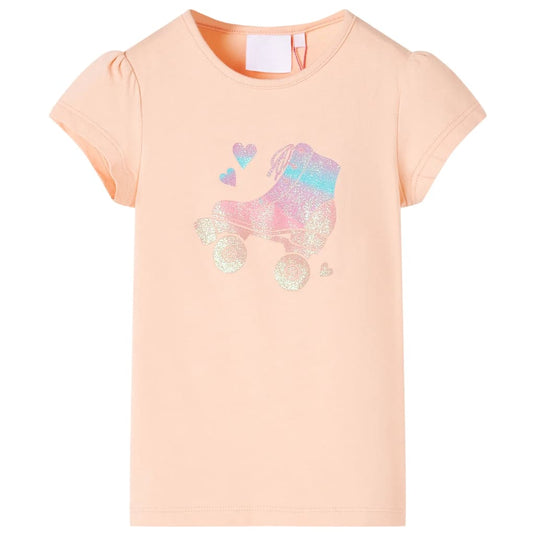 VidaXL Kindershirt 92 lichtoranje