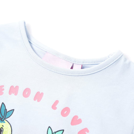 Vidaxl kindershirt 140 lichtblauw