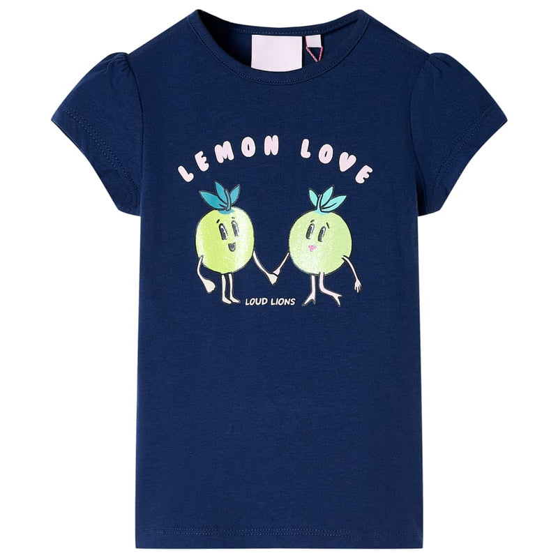 Chargez l'image dans la visionneuse de la galerie, VidaXL Kindershirt 128 marineblauw
