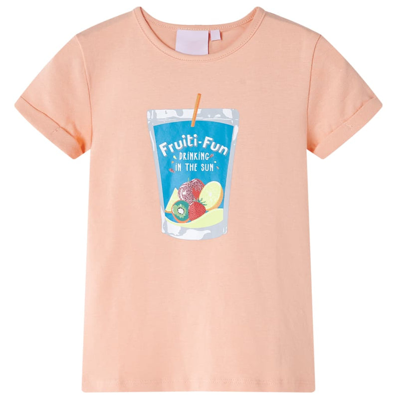 Afbeelding laden in galerijviewer, VidaXL Kindershirt 104 lichtoranje
