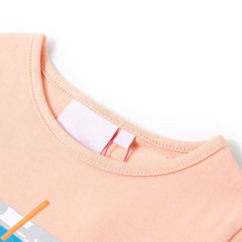 Afbeelding laden in galerijviewer, VidaXL Kindershirt 104 lichtoranje
