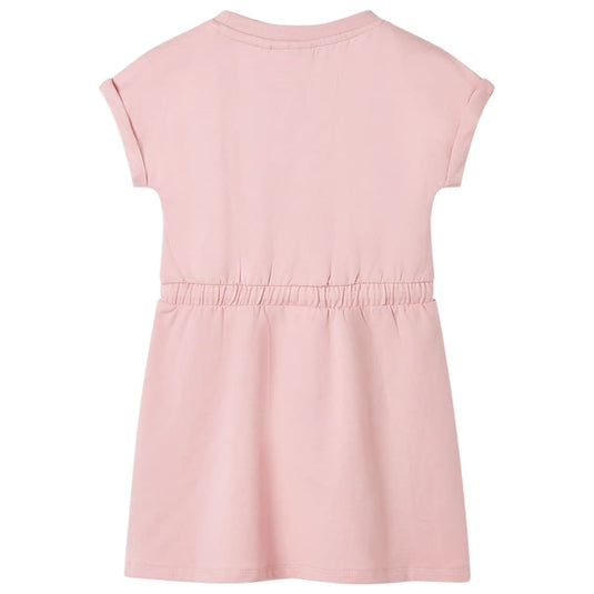 Vidaxl kinderjurk met trekkoord 140 lichtroze