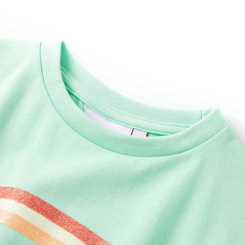 Load image into Gallery viewer, VidaXL Kinderjurk met trekkoord 140 felgroen
