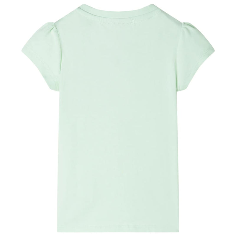 Load image into Gallery viewer, VidaXL Kindershirt met kapmouwen 140 zachtgroen
