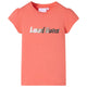 Vidaxl kindershirt met kapmouwen 116 koraalkleurig
