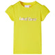 VidaXL Kindershirt met kapmouwen 116 felgeel