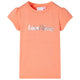 VidaXL Kindershirt met kapmouwen 140 neonoranje