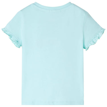 Vidaxl kindershirt met korte mouwen 104 lichtzeeblauw