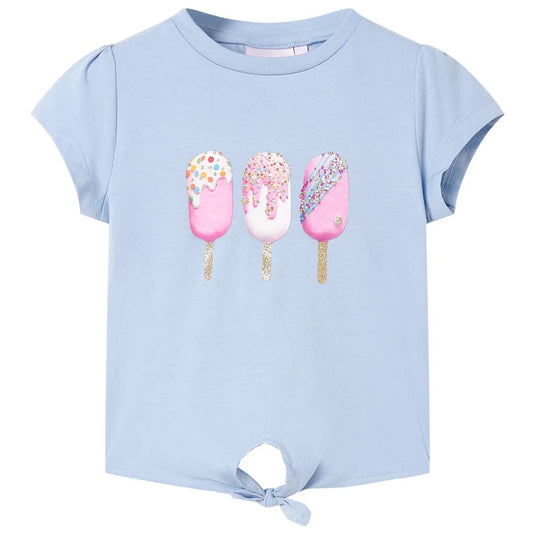 Vidaxl kindershirt 104 blauw