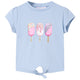 Vidaxl kindershirt 104 blauw