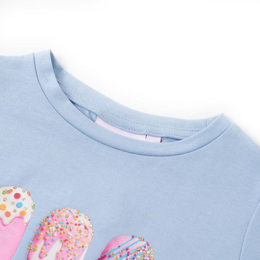 Vidaxl kindershirt 104 blauw
