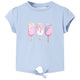 Vidaxl kindershirt 116 blauw