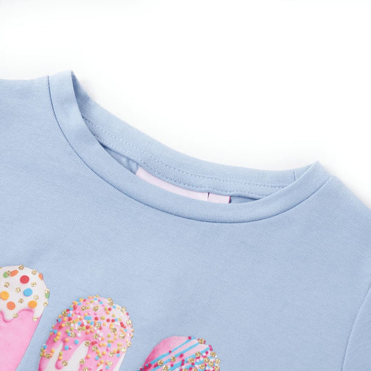 Vidaxl kindershirt 116 blauw