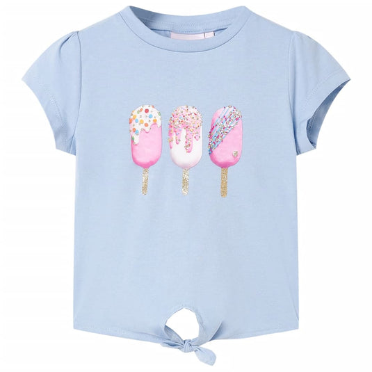 Vidaxl kindershirt 128 blauw