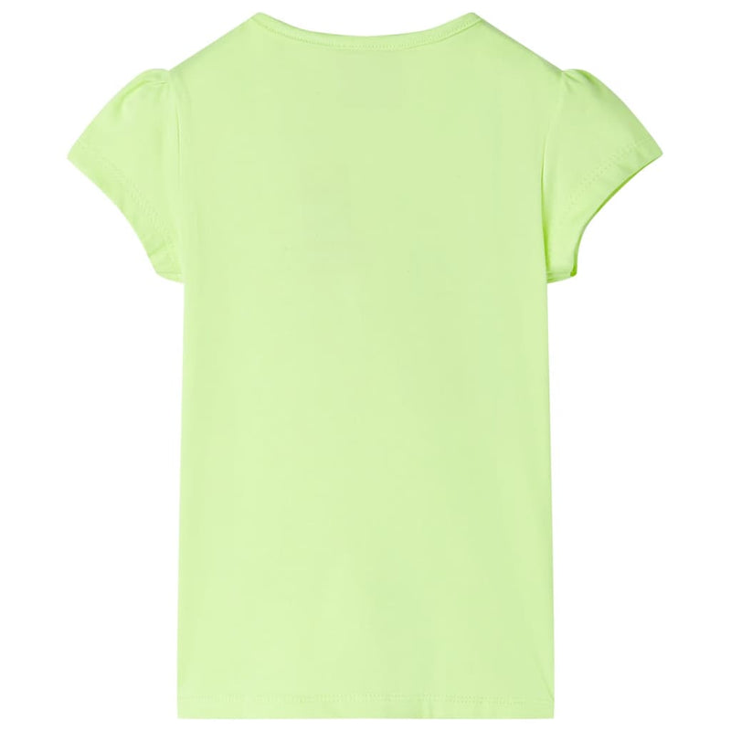 Load image into Gallery viewer, VidaXL Kindershirt 116 neongeel
